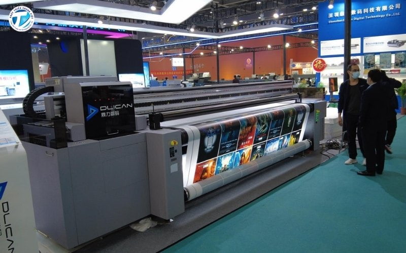 Máy in UV cuộn Dlican